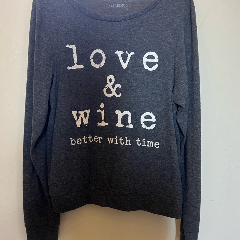 M. Fredric Love & Wine long sleeve